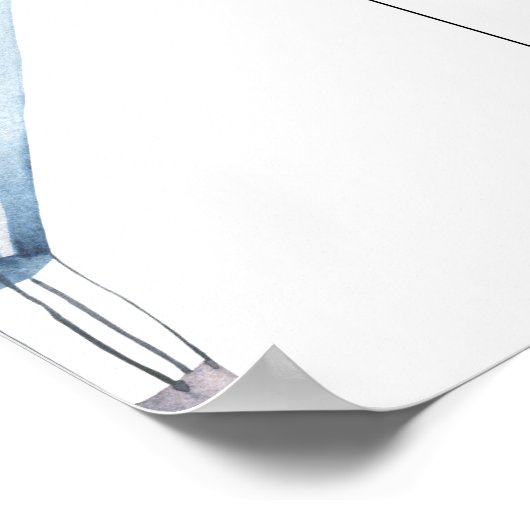 Junge oder Mädchen wir wissen, Geschlecht enthüllt Poster (Ecke)