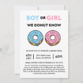 Junge oder Mädchen wir wissen nicht, Geschlecht of Einladung (Vorderseite)