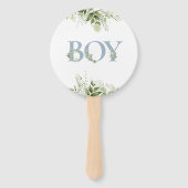 Junge oder weibliche Grünpflanzen Gender Reveal Ab Fächer (Rückseite)