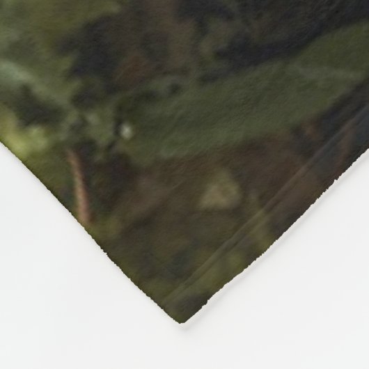 Junge Orangutan in einem Regenwald Fleecedecke (Ecke)