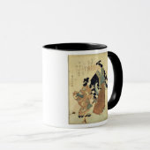Junge Paare am Neujahrstag Tasse (VorderseiteRechts)