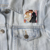 Junge Paare in der formellen Kleidung Button (Beispiel)