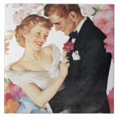 Junge Paare in der formellen Kleidung Fliese (Vorderseite)