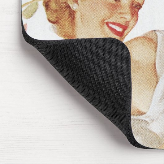 Junge Paare in der formellen Kleidung Mousepad (Ecke)