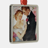 Junge Paare in der formellen Kleidung Ornament Aus Metall (Rechts)