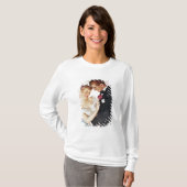 Junge Paare in der formellen Kleidung T-Shirt (Vorne ganz)