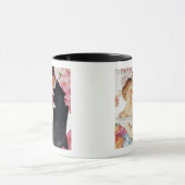 Junge Paare in der formellen Kleidung Tasse (Zentrum)