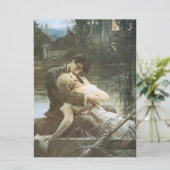 Junge Paare in der Liebe (Küssen in einem Boot) Ho Karte (Stehend Vorderseite)