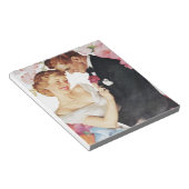 Junge Paare in formaler Kleidung Notizblock (angewinkelt)