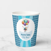 Junge Pappbecher (Rückseite)