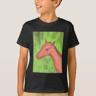Junge Pferdeponie in Aquarell, Shirt