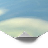 Junge Pflanze Wasser Ruhe Friedlich Poster (Ecke)