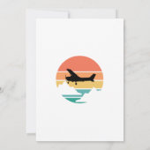 Junge Pilot, Flugzeug & Cloud, Foto zum ersten Geb Einladung (Rückseite)