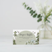 Junge Pine Tree Forest Kinderdusche Windelwanne Begleitkarte (Stehend Vorderseite)