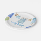 Junge Popsicle-Baby-Party Pappteller (Schrägansicht)