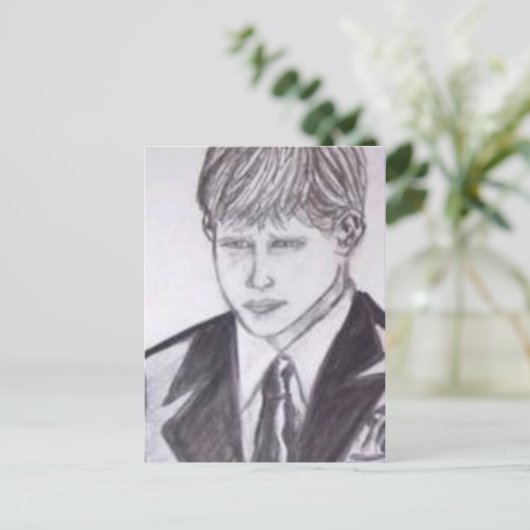 Junge Postkarte (Stehend Vorderseite)