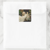 Junge Raucherinnen, 1894 Quadratischer Aufkleber (Tasche)