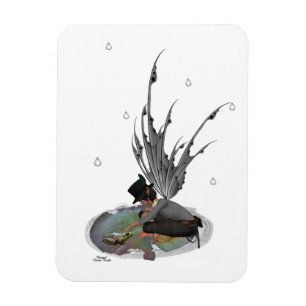 Junge Regenhaare mit flexiblem Frosch-Magnet Magnet
