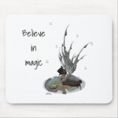 Junge Regenhaare mit Froschmäuse Pad Mousepad (Vorne)