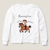 Junge reiten ein Pferd (Design Vorderseite)