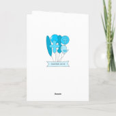 Junge religiöses Ostern Feiertagskarte (Rückseite)