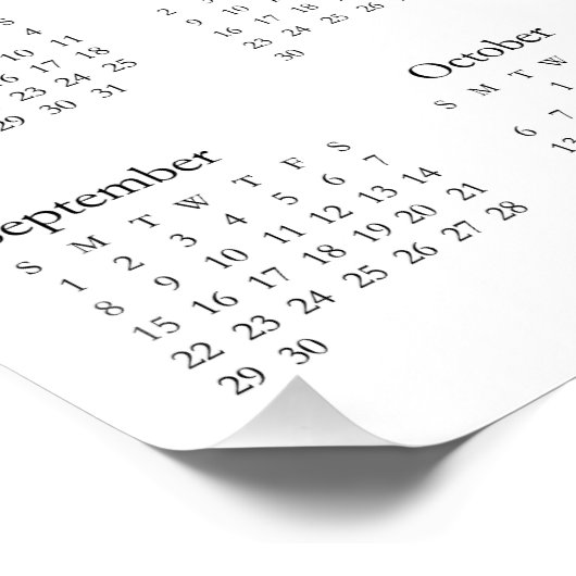 Junge Ritter Kalender 2024. Poster (Ecke)