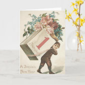 Junge Rose Kalender vergessen-Me-not Karte (Gelbe Blume)