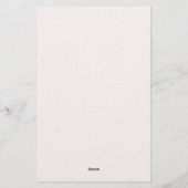Junge Rumble Monogramm-Papeterie Briefpapier (Rückseite)