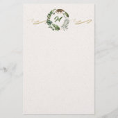 Junge Rumble Monogramm-Papeterie Briefpapier (Vorderseite)