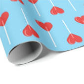 Junge Saugnäpfe Rot Geschenkpapier (Rolleneckpunkt)