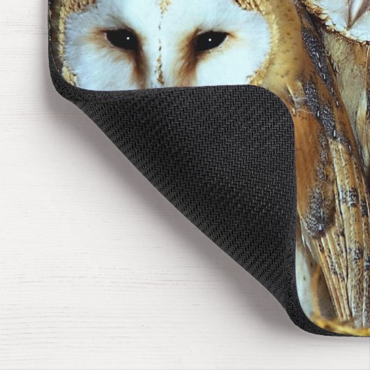 Junge Scheuneeulen Mousepad (Ecke)