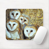 Junge Scheuneeulen Mousepad (Mit Mouse)