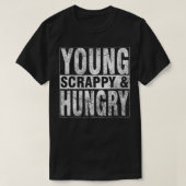 Junge Schlampe und Hunger T-Shirt (Design vorne)
