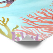 Junge Schnorchel Poster (Ecke)