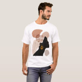 Junge schöne afrikanische Amerikanerin T-Shirt (Vorne ganz)