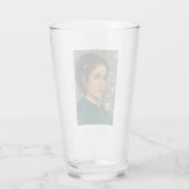 Junge Schönheit (elegante Frau) (weibliches Portra Glas (Rückseite)