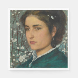 Junge Schönheit (elegante Frau) (weibliches Portra Serviette