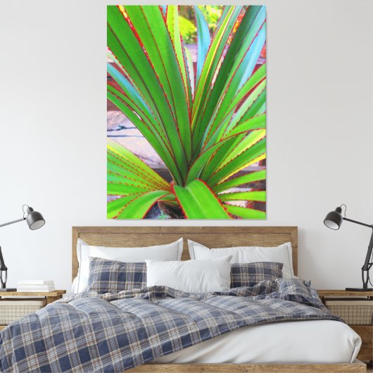 Junge Schraubenkiefer Leinwanddruck (Insitu (Schlafzimmer))