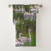 Junge Schwäne Badhandtuch Set (Insitu)