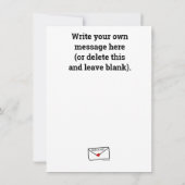 Junge, schwangere Lady Kickin' It Card Einladung (Rückseite)