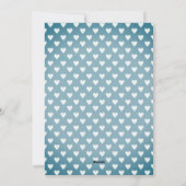 Junge Schwangerschaft Ankündigung Valentinstag Kar (Rückseite)