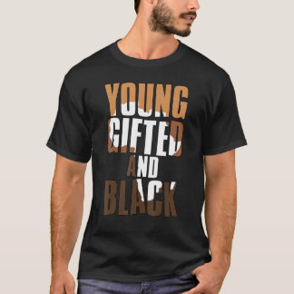 Junge Schwarze Mädchen Melanin Königin Mädchen Kin T-Shirt