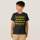 Junge schwarze Männer T-Shirt (Vorne ganz)