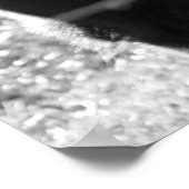 Junge schwarze und weiße Kühe in Feld 16x20 Poster (Ecke)