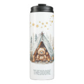 Junge Scout Camping Custom Thermosbecher (Vorderseite)