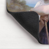 Junge Shepherdess, Bouguereau Mousepad (Ecke)