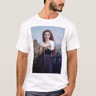 Junge Shepherdess, Bouguereau T-Shirt