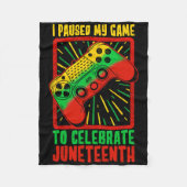 Junge Shirts für Männer Juneteenth S Kinder Junge  Fleecedecke (Vorderseite)