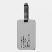 Junge Siegel schlafen am Strand - Australien Gepäckanhänger (Rückseite vertikal)