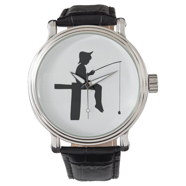Junge Silhouette Armbanduhr (Vorderseite)
